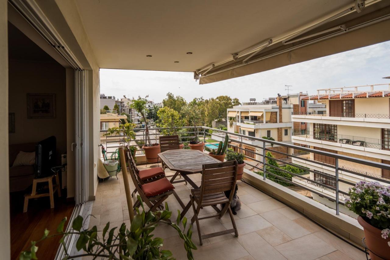Family Getaway, Spacious And Luxurious, Sea View, Terrace, Next To Voula Beach, 20Min From Center Atenas Exterior foto