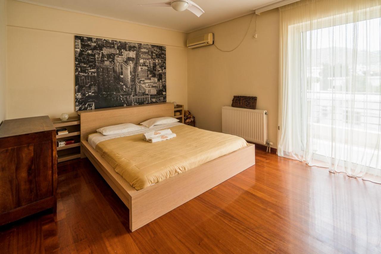 Family Getaway, Spacious And Luxurious, Sea View, Terrace, Next To Voula Beach, 20Min From Center Atenas Exterior foto